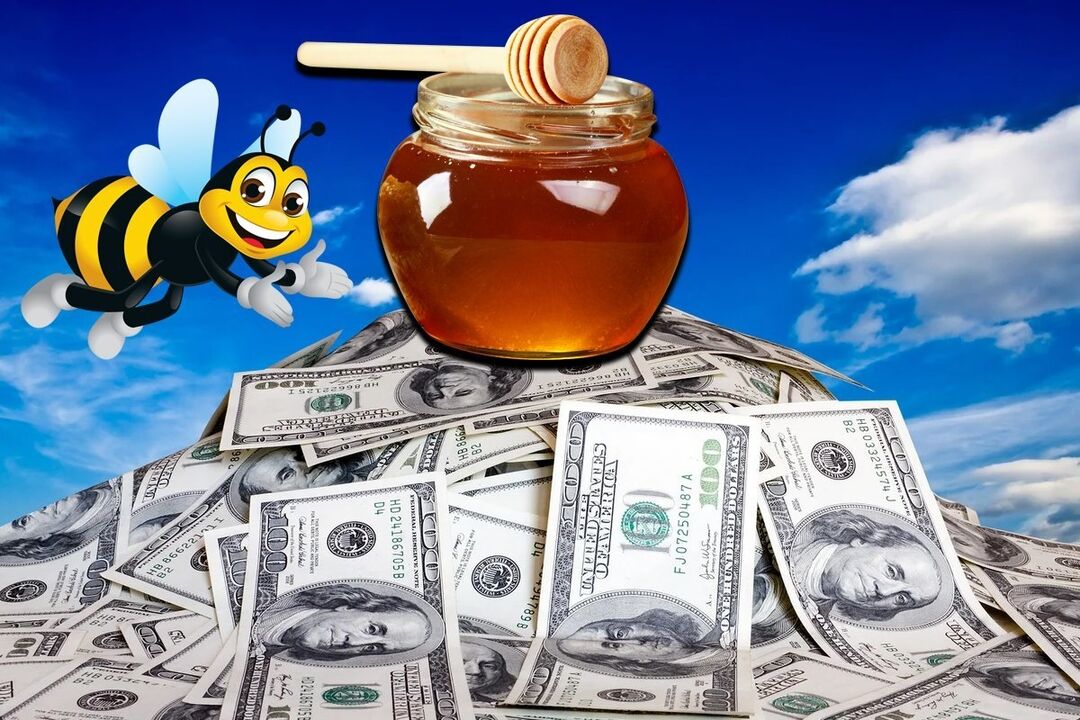 мед банкнота за привличане на пари